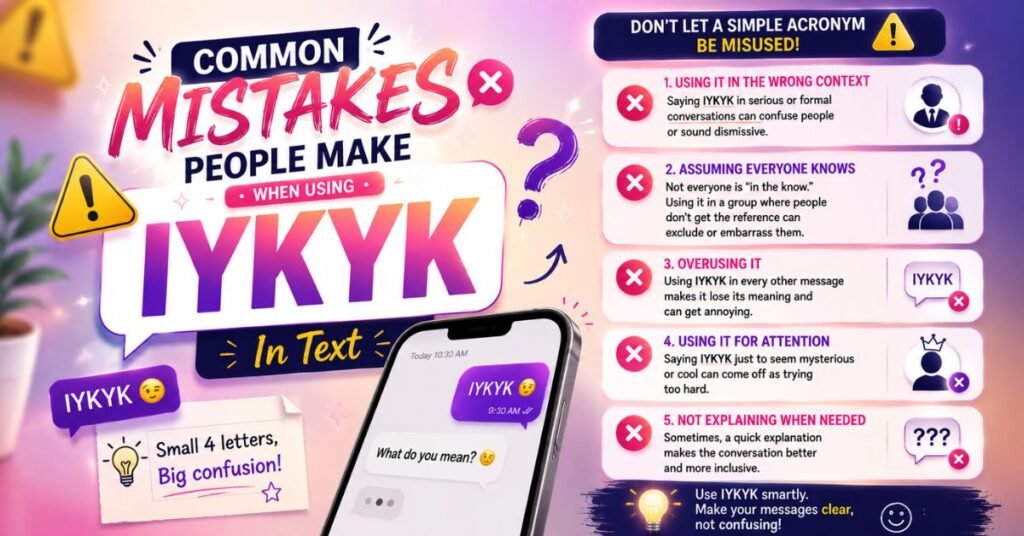 IYKYK Meaning In Text Common Mistakes People Make When Using IYKYK
