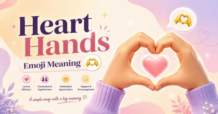 Heart Hands Emoji Meaning 🫶
