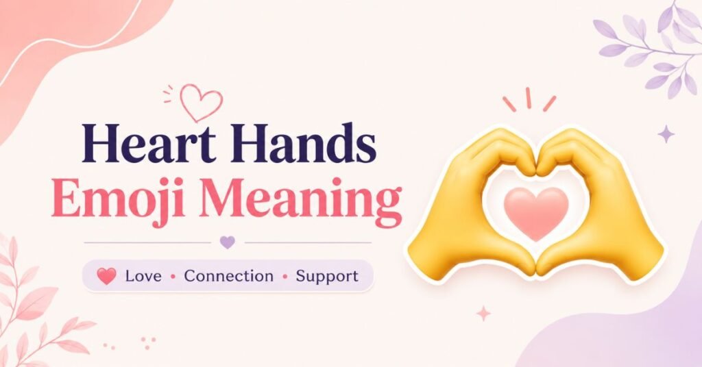 Heart Hands Emoji Meaning 🫶 Heart Hands Emoji Meaning 🫶