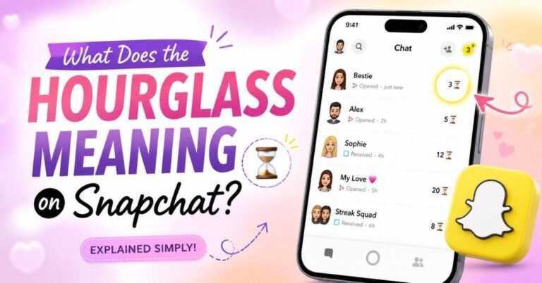 Hourglass Meaning on Snapchat