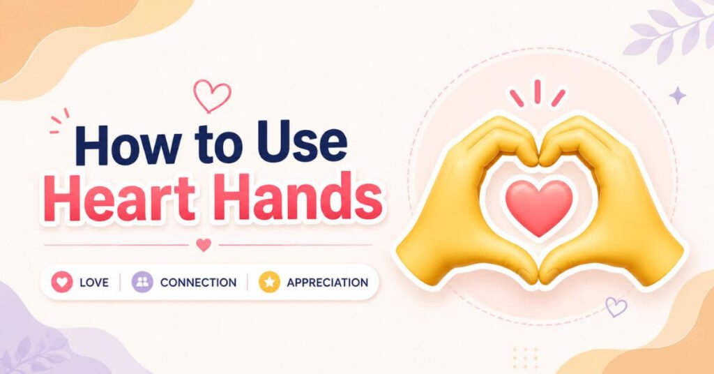 Heart Hands Emoji Meaning 🫶 How to Use Heart Hands 🫶