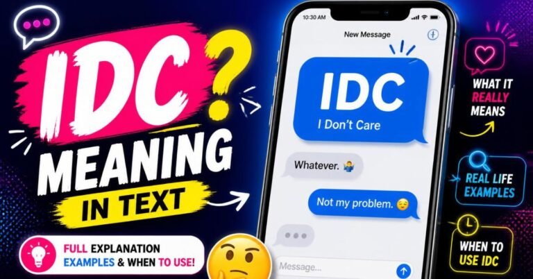 IDC Meaning In Text