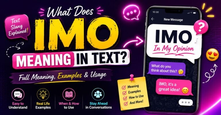 IMO Meaning In Text