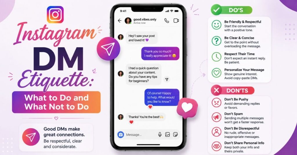 What does DM mean on Instagram Instagram DM Etiquette