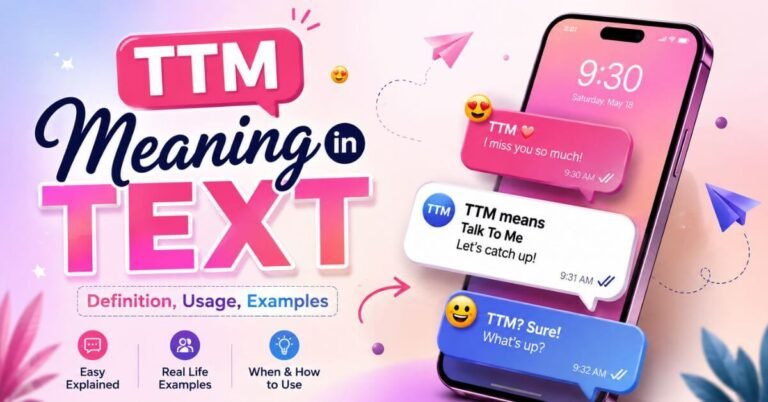TTM Meaning In Text