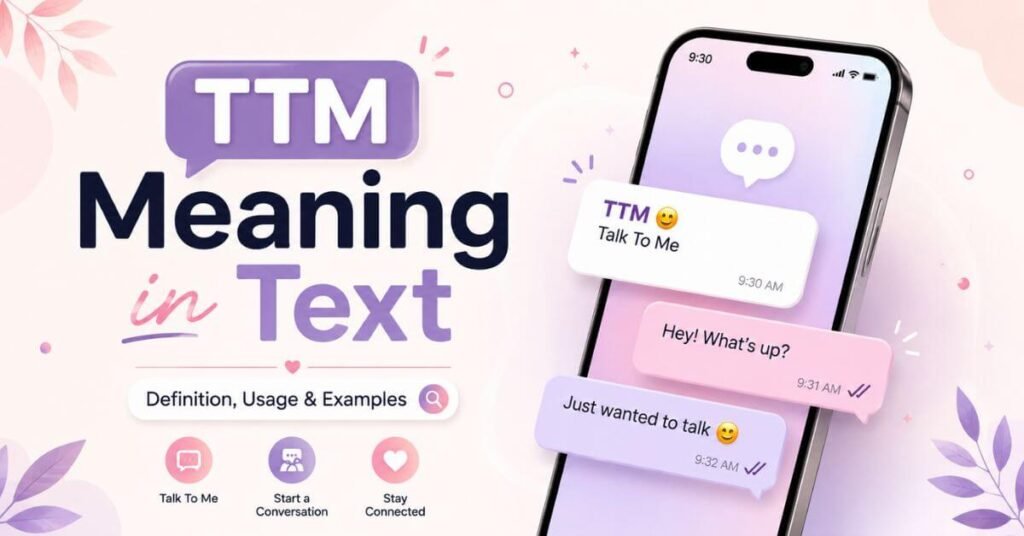 TTM Meaning In Text TTM Meaning In Text