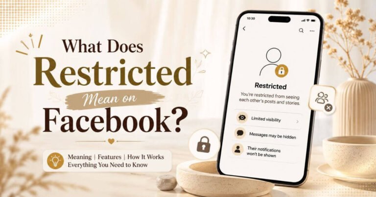 What Does Restricted Mean On Facebook?