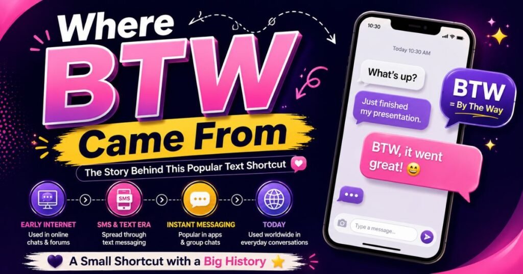 What Does BTW Mean In Text? What Does BTW Mean In Text?