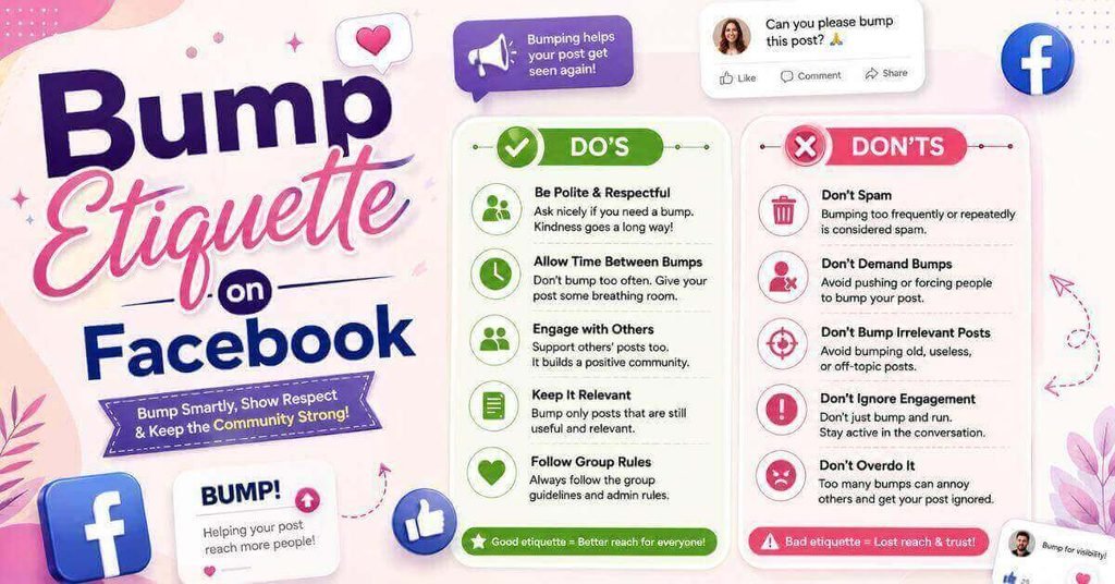 What Does Bump Mean On Facebook? Bump Etiquette on Facebook