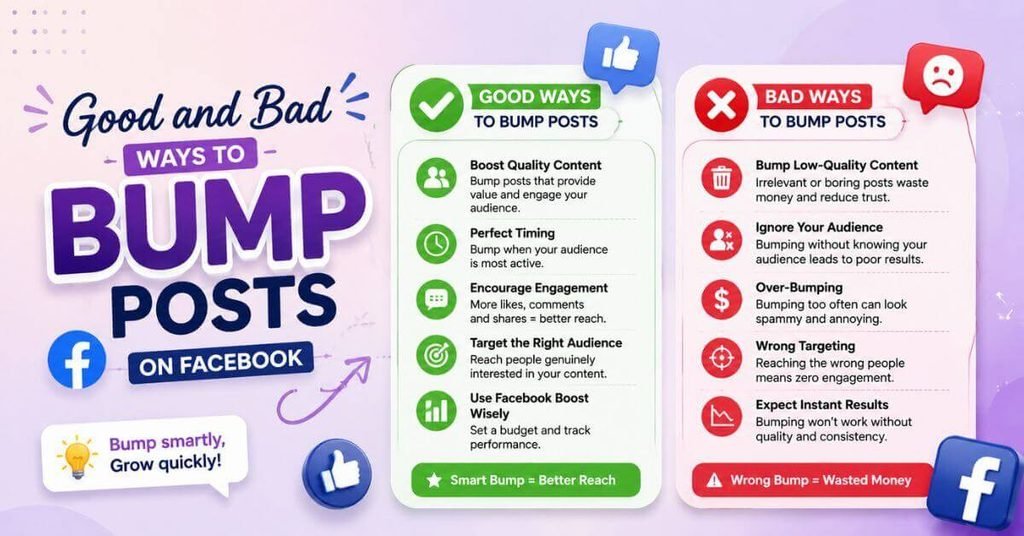 What Does Bump Mean On Facebook? Good And Bad Ways to Bump Posts