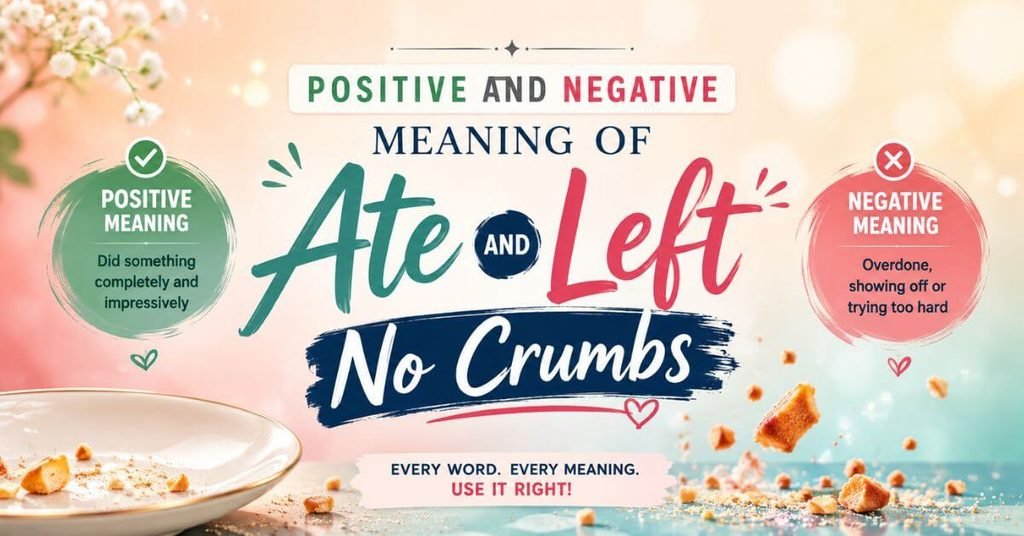 Ate and Left No Crumbs Meaning On Instagram Positive and Negative Meaning of Ate and Left No Crumbs