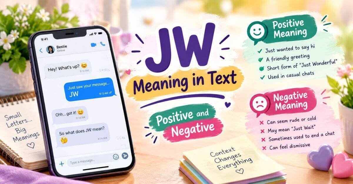 Positive and Negative Meanings of JW