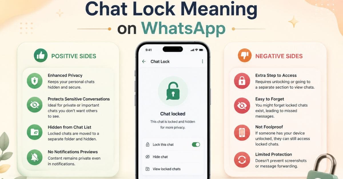 Positive and Negative Sides of Chat Lock