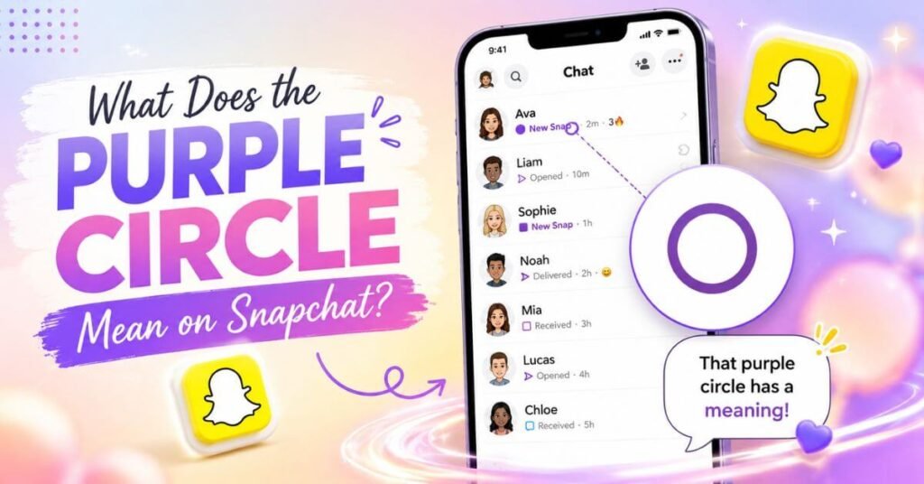 What Does The Purple Circle Mean On Snapchat?