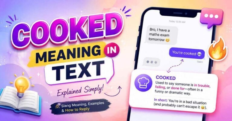 Cooked Meaning In Text
