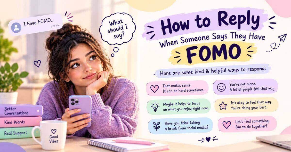 How to Reply When Someone Says They Have FOMO