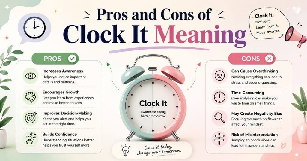 Pros and Cons of Clock It Meaning