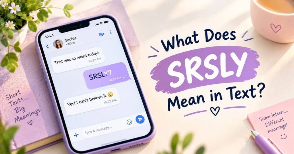 What Does SRSLY Mean In Text?